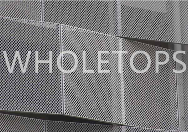 Weather Resistance 8.0mm Perforated Aluminum Panel For Facade Decoration