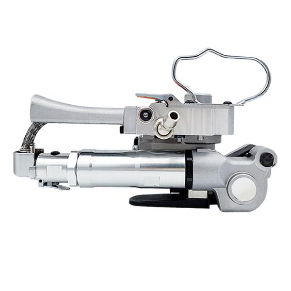A19 Portable Pneumatic Plastic Steel Belt Baler High Tensile Force 3500N Hot Melt Free