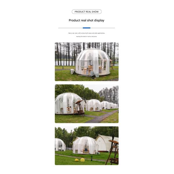Unwind in Style with Our PC-Friendly Outdoor Star Room Space Capsule Bubble House