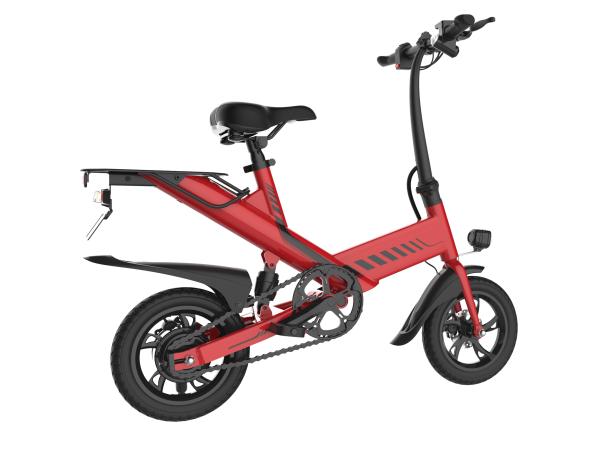 Brushless Motor 350w Folding Motorized Bicycle 12 Inch Lithium Battery Power Supply