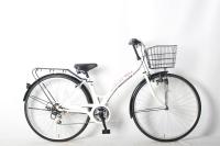 27 Inch Ladies Urban City Bicycles Adults Six Speed City Bike OEM ODM