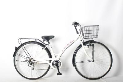 27 Inch Ladies Urban City Bicycles Adults Six Speed City Bike OEM ODM