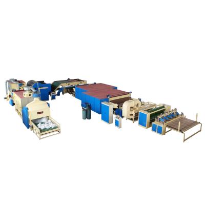 Chaîne de production collée thermique de literie d'ouate de matelas