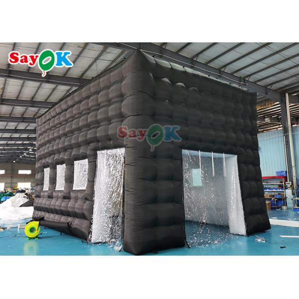 LED дискотека ночной клуб вечеринка палатка надувная палатка надувный ночной клуб для событий для взрослых черный кубический дом