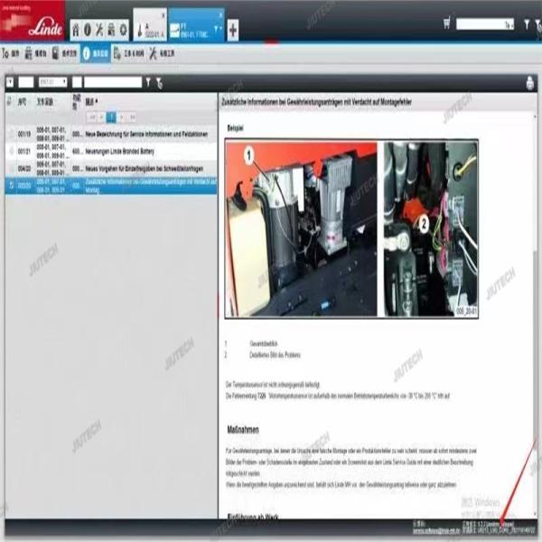 Вилочный погрузчик LINDE LSG Диагностический инструмент для грузовика Linde Canbox Доктор Диагностический сканер Pathfinder Программное обеспечение + ноутбук CFC2
