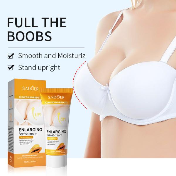 Creme apertado de nutrição da beleza do peito do cuidado do corpo da massagem do creme do realce do peito da papaia