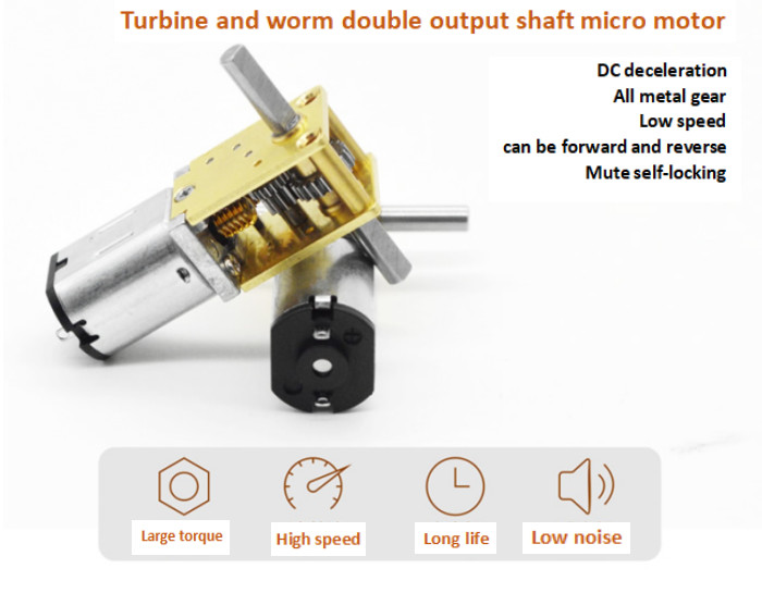 Двигатель вращающего момента мотора 12V 381rpm шестерни DC металла N20 низкооборотный высокий