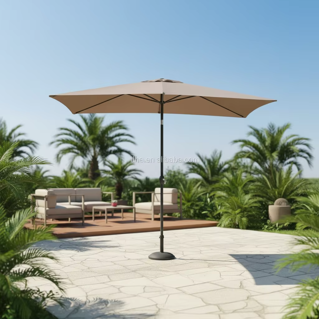 Rectangle Garden Parasol Promotion Umbrella Waterproof Patio Umbrellas