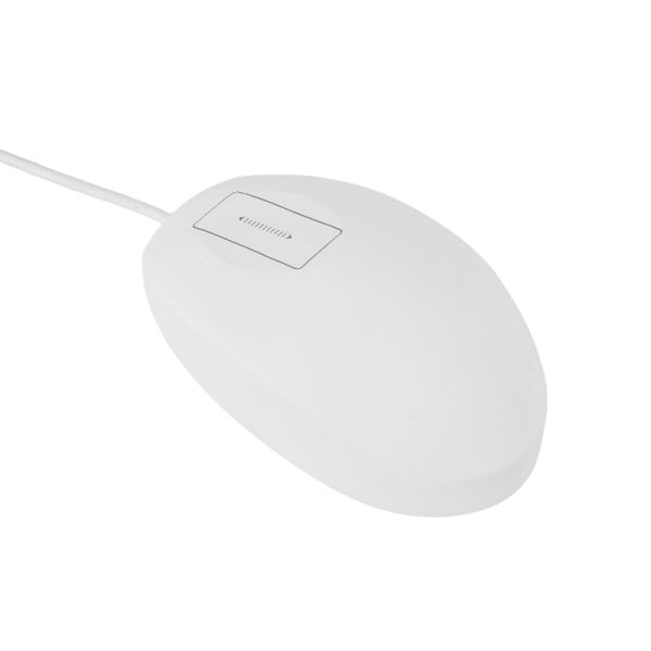 Small-sized Ergonomic,Stylish,Sleek,Waterproof IP68 Laser Mouse Made of Silicone and Integrated with Scroll Pad