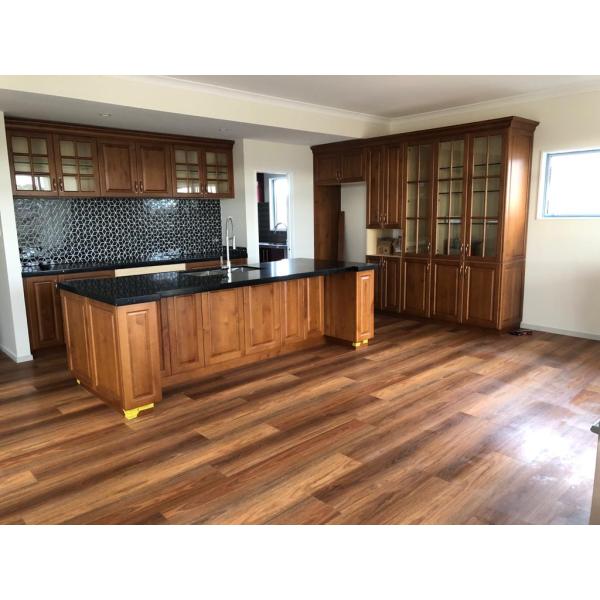 Latest Custom Home Furniture Quartz Teak Modern Kitchen Cabinet Lacquer Finish