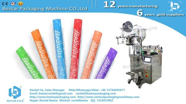 Ice lolly making machine [Bestar] automatic liquid filling packing machine