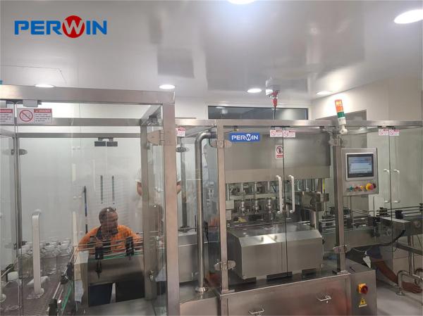 Precision FBS filling machine with 304 Stainless Steel Frame and Tempered Glass Cover