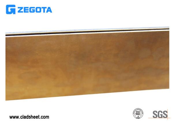 High Bonding Rate Copper Clad Steel Sheet , Durable Copper Clad Steel Plate