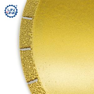140 Dentes 20/22.23/25.4mm Nascido mm Disco de corte de metal vácuo Brazed
