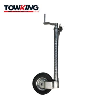 Heavy Duty 48mm Serrated Ribbed Trailer Jockey Wheel 350kg Load Capacity