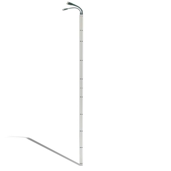 JUTAI CG15-8L12 8 Beam Grid Mini Cross Detection Safety Light Curtain with 12m Range and IP67 for Industrial Doors