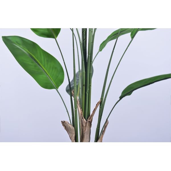 Haihong Factory Wholesale Plastic Decorative Plants 4ft 6ft Bird of Paradise Artificial Plant for  Cafe Shop Decoration