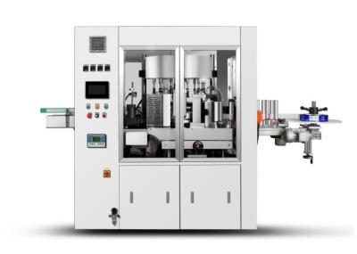 Rotation Beverage Hot Melt Glue Labeling Machine , Wine Sticker Dispenser Machine