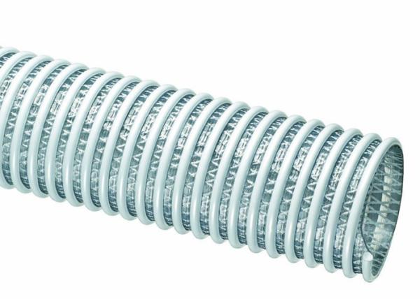 Plastic Suction Hose , Heavy Duty PVC Fabric Reinforced Hose Oil Resistant reinforced