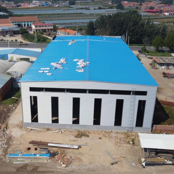 Galvanized Steel Structure Warehouse Prefabricated Large Span