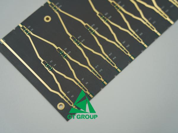 High Frequency Pcb Prototype 2 Layer With FR4 BM255 0.51mm Green Soldmermask