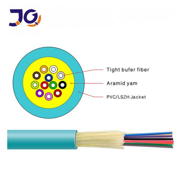 Câble optique d'intérieur de fibre de GJFJV
