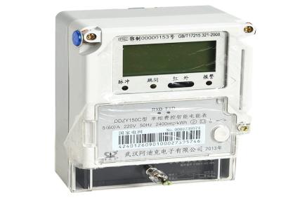 IC Card Smart Electric Meters Single Phase Prepaid Electronic Meter with Multi Tariffs