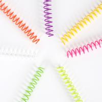 Da bobina espiral de nylon plástica da espiral da bobina do caderno do uso dos artigos de papelaria fios do laço de Rolls únicos