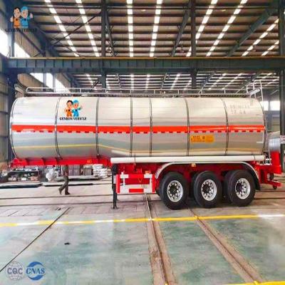 Amônia industrial tri Axle Tanker Trailer do portador de maioria 40M3