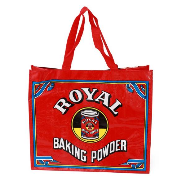 Foldable Woven Polypropylene Bags , Recyclable Pp Woven Shopping Bag For Gift