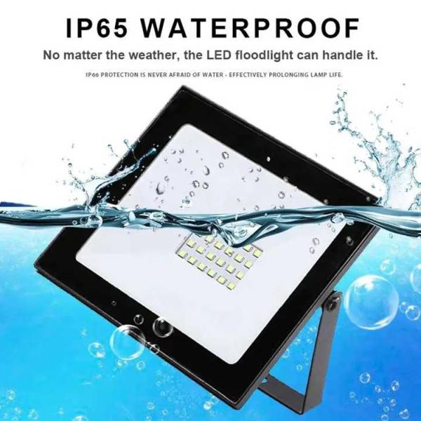 High Power 50W 100W IP65 LED Flood Light for Outdoor Stadium Lighting Wireless Color White