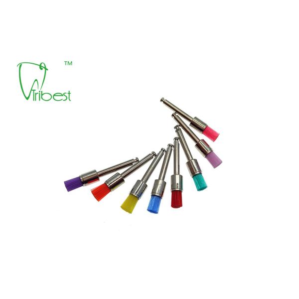 Teeth Polishing Brush Nylon Brush Pencil Flat Dental Polishing Kit