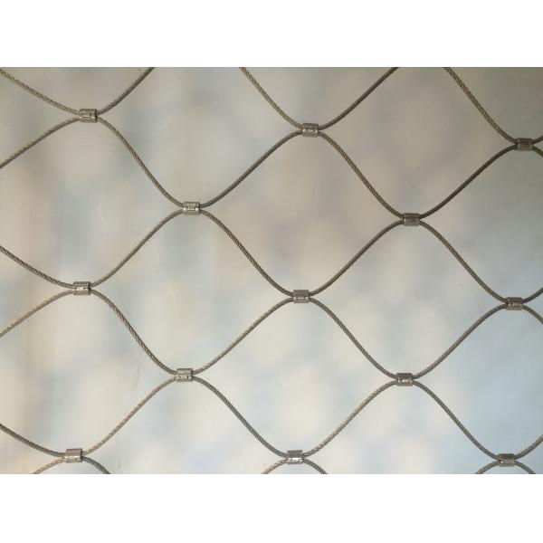 Flexión decorativa de la malla del cable de la barandilla de la virola fuerte con vida útil larga