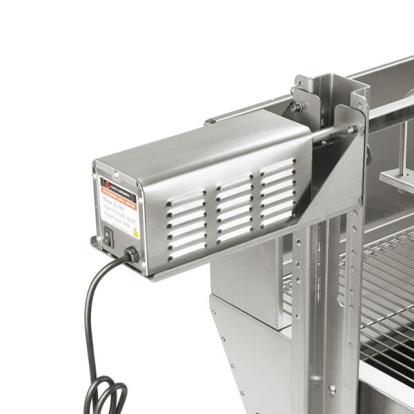 Регулируемая высота Ротиссирная гриль Машина из нержавеющей стали Тостер для открытого барбекю