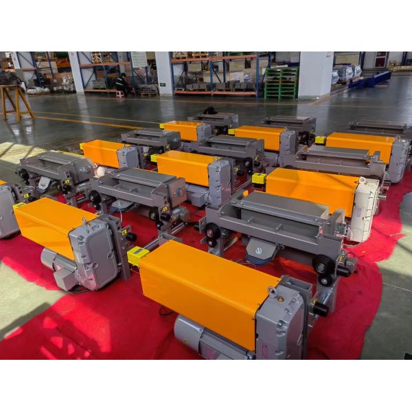 European Single Beam Electric Low Headroom Wire Rope Hoist Bridge Crane