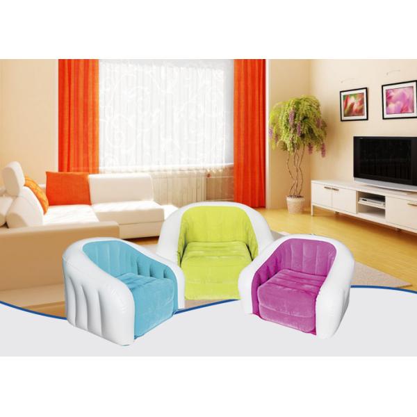 Изумляя покрашенный раздувной стул софы собираясь раздувной на открытом воздухе PVC 74X74X64Cm мебели