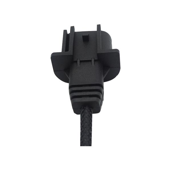 Чернота 6 прикалывает сборки кабеля 130mm Overmolded