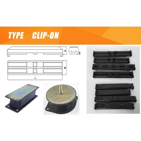 XDE Bolt On Rubber Pad 800X165X80 Rubber Pad Excavator Rubber Pad For Sale