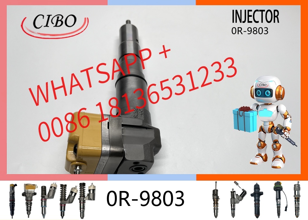 original 0R-9803 Diesel Fuel Injector for  3412 C3412 3412E Engine Truck Excavator 773D 992C D9N 375 5080 Injection Valves 232-1173 232-1168 0R9803 original new injector