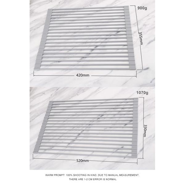 Не токсический теплостойкий силикон свертывает вверх стеллаж для просушки