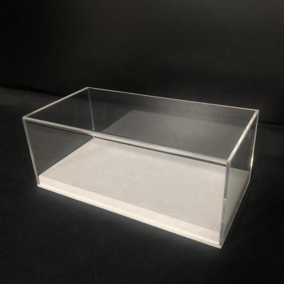 Clear Plastic Plexiglass Jewelry Display Cases Hand Model Toy Cosmetics Garage Kit Storage