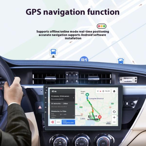 Creatall 9 Inch Universal Dashboard GPS Navigation Player Android All-in-One Wireless CarPlay with ADS for Automotive Use