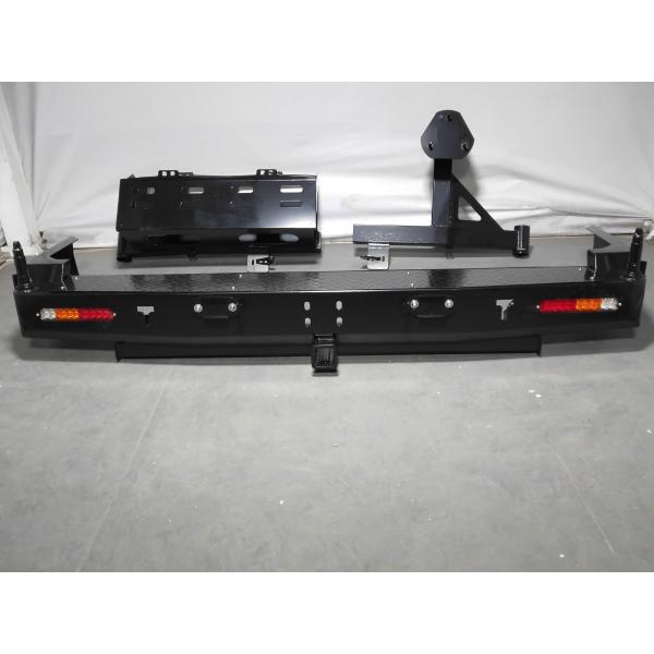 LC80 Rear 80 Series Land Cruiser Winch Bull Bar With Fuel Tank And Spare Tyre Bracket