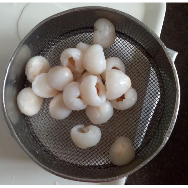 Stérilisation à hautes températures douce fraîche conserve de fruits de litchi