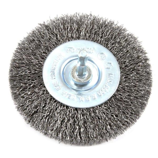 Rotary Drill Grinding Polishing Wheel Brushes Metal Color Simple Installation
