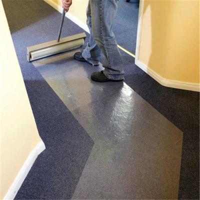 HNHN descartável 24 50' protetor plástico autoadesivo do tapete provisório para decorar