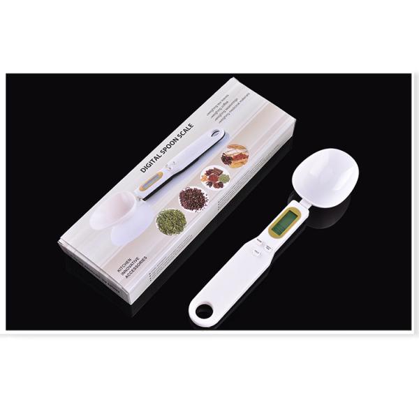 23*5,8*2cm écologique électronique électronique en plastique cuillère échelle cuisine outil de mesure alimentaire avec écran LCD