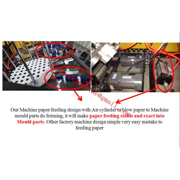 máquina de fabricación de placa del papel de eficacia alta 3KW con la estación de trabajo multi