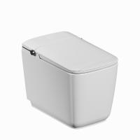 Modern Sanitary Ware P Trap WC Floor Mounted Elongated Foot Sensor Bathroom Intelligent Smart Toilet