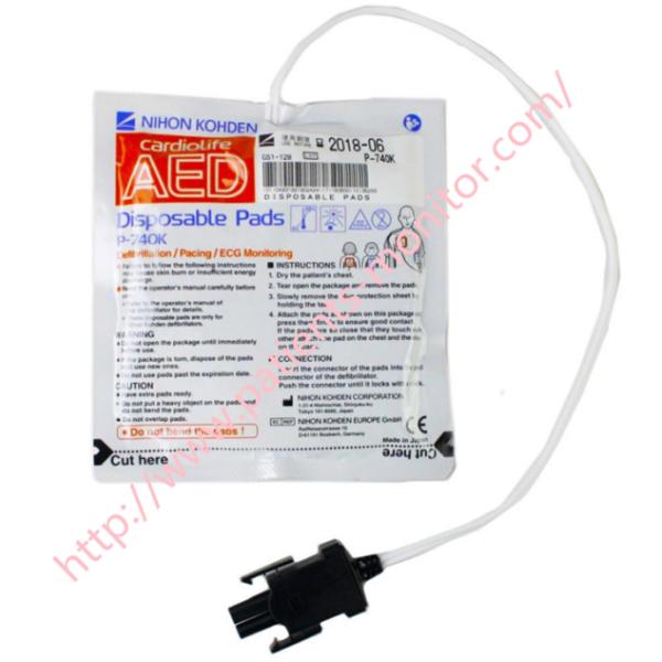 Нихон Кохден АЭД одноразовые подкладки П-740К Дефибриллятор Части медицинское оборудование